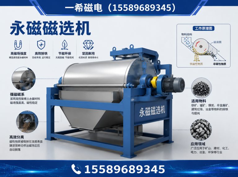 山东永磁磁选机展示图
